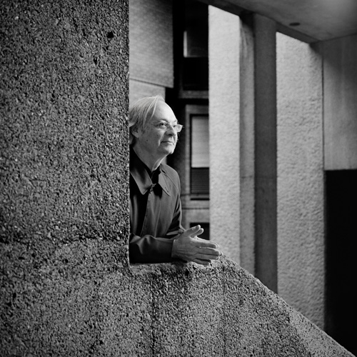 Portrait of Slovenian artist Oto Rimele