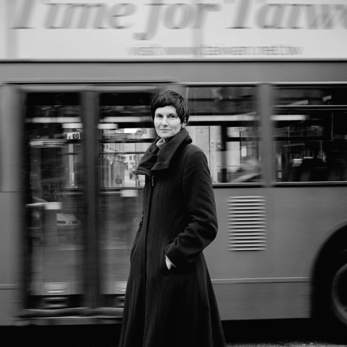 Portrait of Slovenian artist Tanja Lažetić