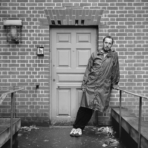 	Portrait of Slovenian artist Sašo Vrabič