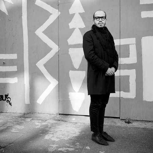 Portrait of Slovenian fashion designer Peter Movrin